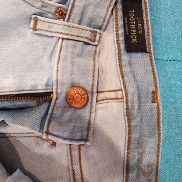 DONATED! NWOT J.Crew toothpick skinny jeans 27 - Picture 2 of 8